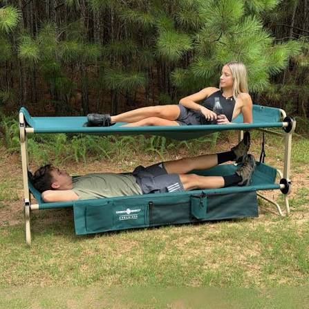 Disc O Bed 30001BO CAM O BUNK DOT with Organizers (L) – Green