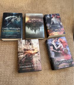 Mortal Instruments 5 Books Hardcover & Soft