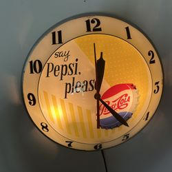 1950’s Original Double Bubble Clock