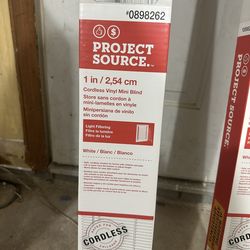 White Window Blinds 59x64