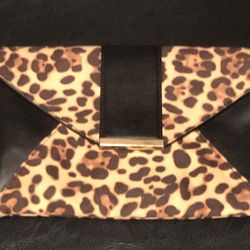 Women’s Leopard Crossbody And Clutch Bag