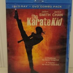 $5 BLU RAY MOVIE. THE KARATE KID. BLU RAY / DVD ONLY. NO DIGITAL. $5 OR TRADE FOR A MOVIE TITLE I DO NOT ALREADY OWN.