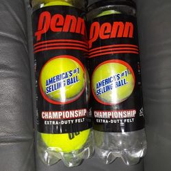 5 Fresh New Penn Tennis Balls 