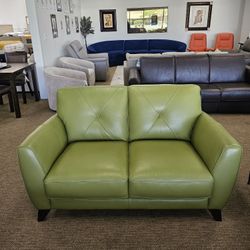 Leather Loveseat  - Myia
