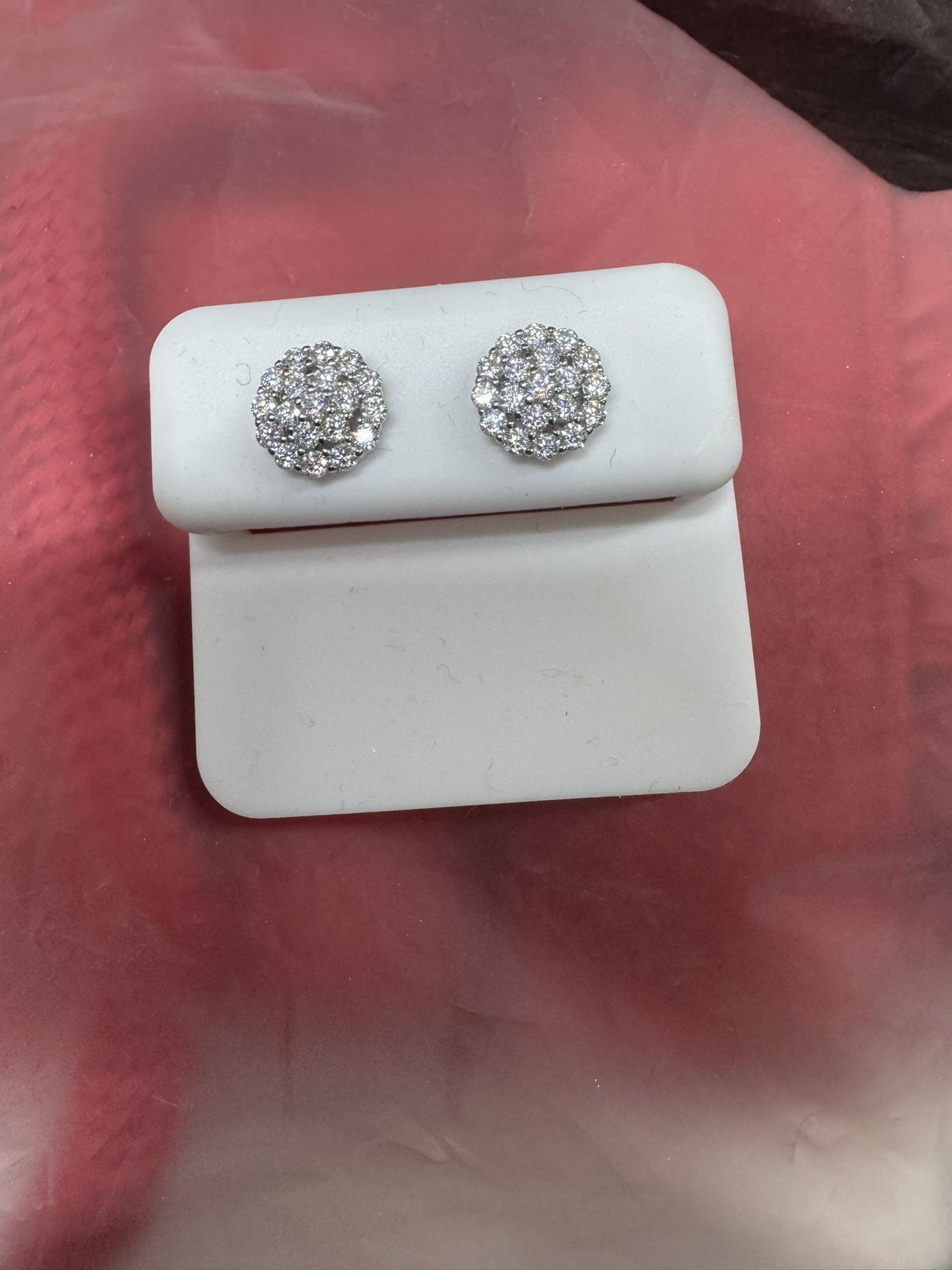 925 Moisanit Earrings- New