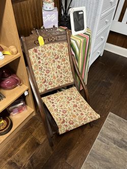 Rare Civil War Folding Chair 