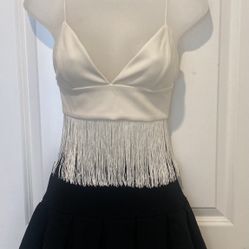 EXPRESS Cami/Bra/Fringe Top Size XS