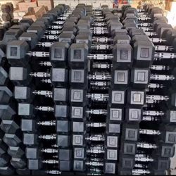 Dumbells Brand New  From 5 lbs to 120 lbs  PRICE From 1.25$ and Up $PER POUND