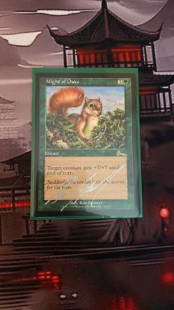 MTG Might Of Oaks Signed Rob Spencer 