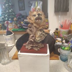 Wolf Statue.   New