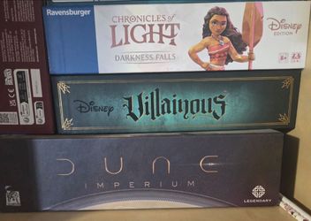 Boardgames complete only played once