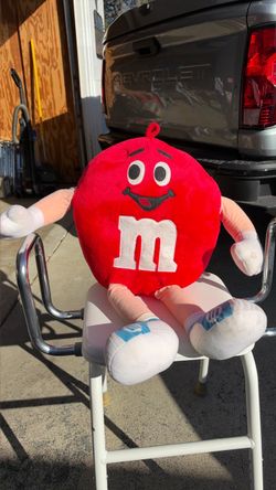❤️ Vintage M&M’s Plush Doll – Red M&M! ❤️
