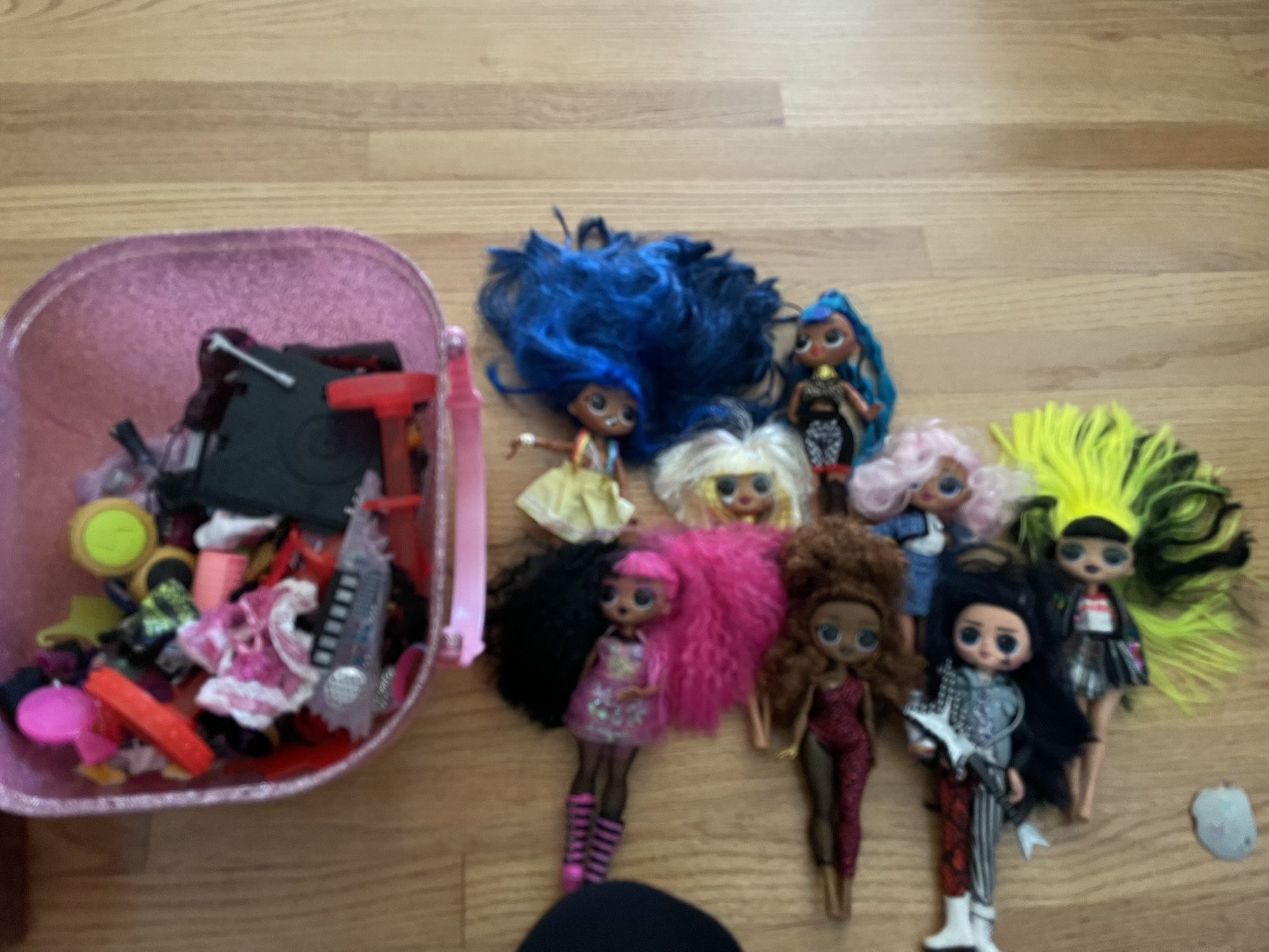Bratz Dolls with Accessories in Case