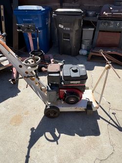 Walk behind Concrete Saw
