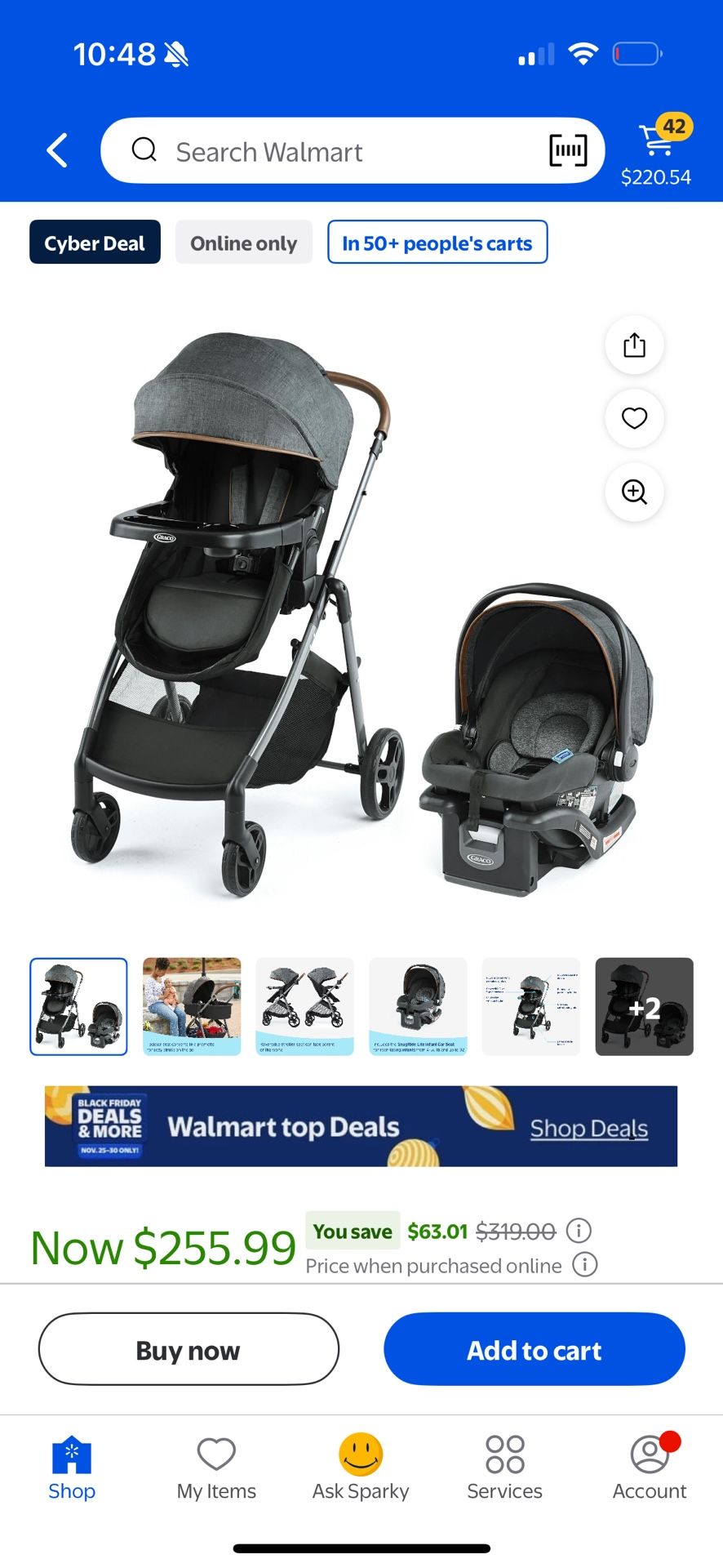 Full Stroller And Car Seat Graco Baby Set