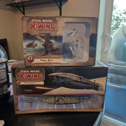 Star Wars X Wing Miniatured Game + Ships