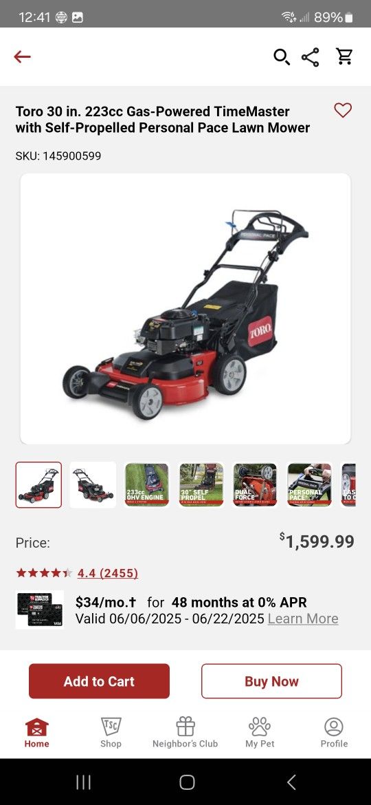 Toro 30 Inch Self Propelled