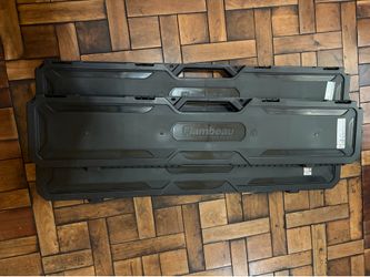 Flambeau gun case with lock
