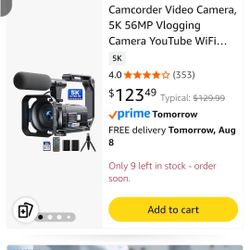 BRAND NEW CAMARA AC12 5K