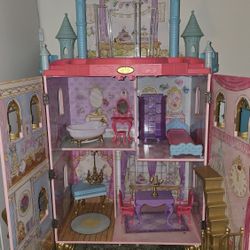 Kidkraft 65986 Camila Wooden Dolls House With Funiture And Dollhouse Accessories Included, Suitable For 12 Inch Dolls