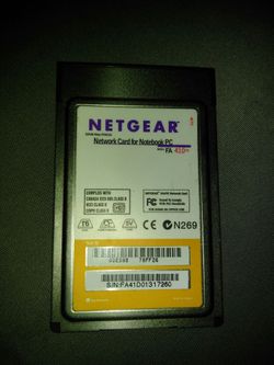 Netgear network card for notebook pc