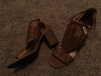 Brown Sandal Heels, size 8