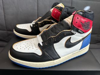 Nike Air Jordan 1 Retro High OG SP Fragment Union LA Varsity Red Sport Royal - Size 11.5M