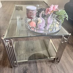 Coffee Table With End Table 