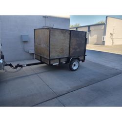Utility TRAILER 4X6' with New Sspare And Side Bracket