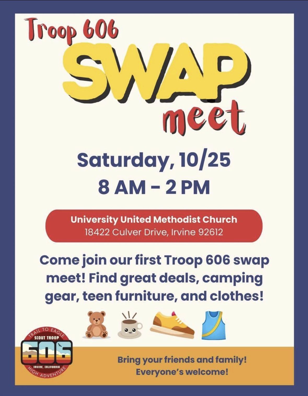 Sat. 10/25 Swap Meet - Irvine