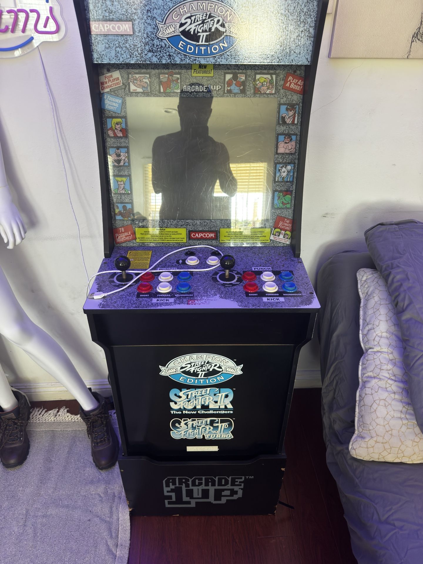 Street Fighter II Arcade Machine(Arcade1up Full Size)