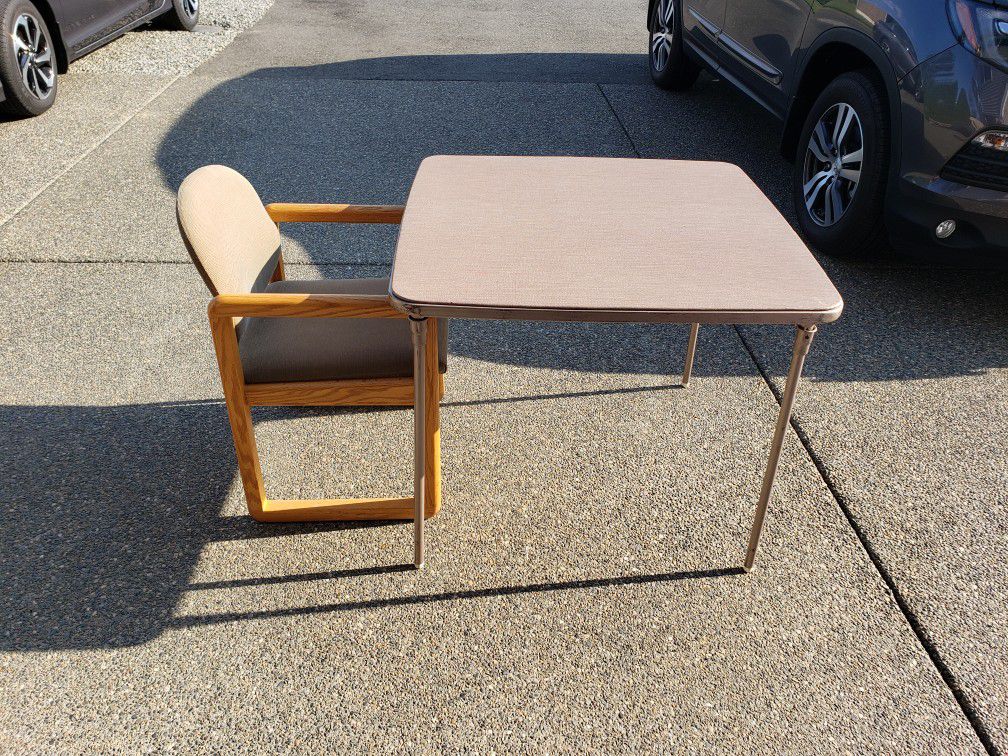 Folding Legs Table & Chair Set