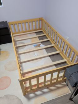 Wooden Montessori Floor Bed Frame