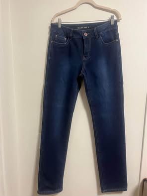 Women's jeans with fleece