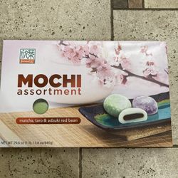 NWT Formosa Japanese Mochi Assortment Pack with Matcha Green Tea, Taro & Red Bean 