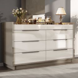 High Gloss Led Clothes Dresser 