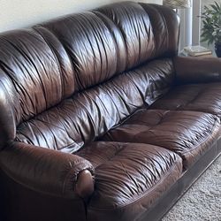 Leather sofa