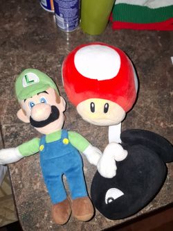 Super Mario plushies