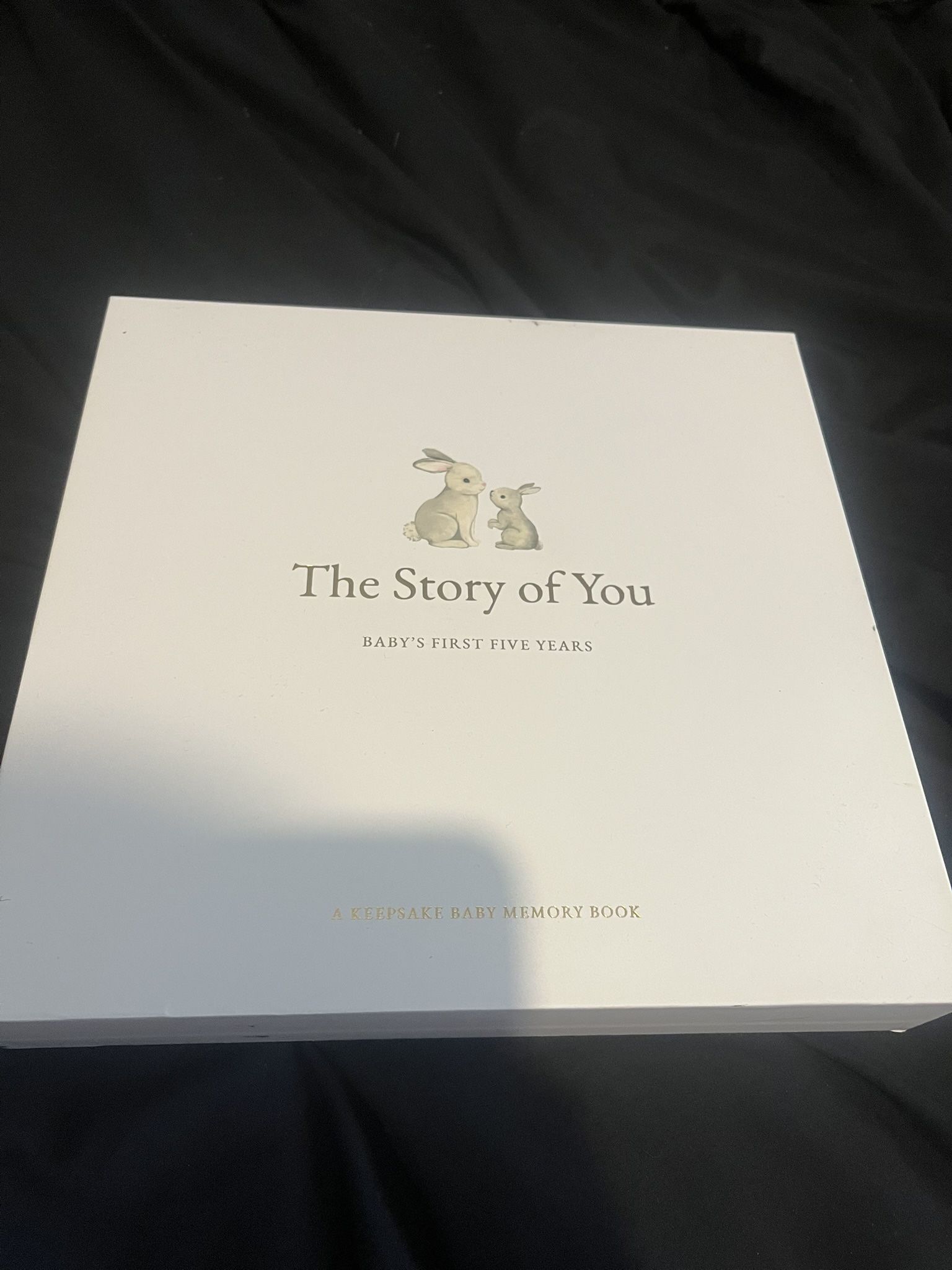 Baby keepsake memory book