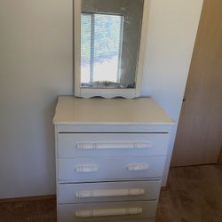 Wood Dresser And Desk Set- $20 For Both