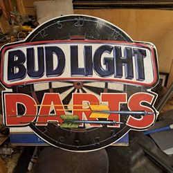 BUD LIGHT DARTS 36X20 TIN