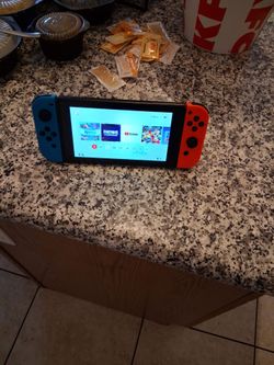Nintendo switch with joys