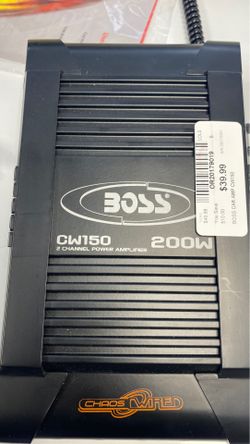 Boss 2 channel power amplifier