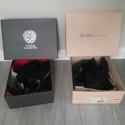 Vince Camuto Heels, Size 7 Worn Once EXCELLENT CONDITION $20  & BCBG WEDGES, Size 6.5 Ratery Used, $15