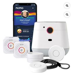 Nomo Smart Care 24/7 Medical Alert System with Fall Detection, Motion Sensors, and 911 Dispatch
