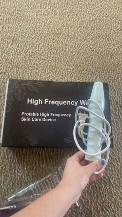 High frequency face wand for skin