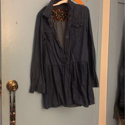 Denim Dress For Ages 7-8