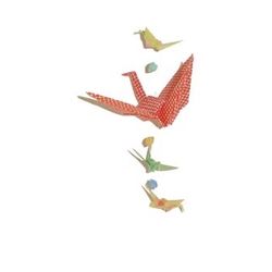 Lively Origami Cranes With Wishing Stars