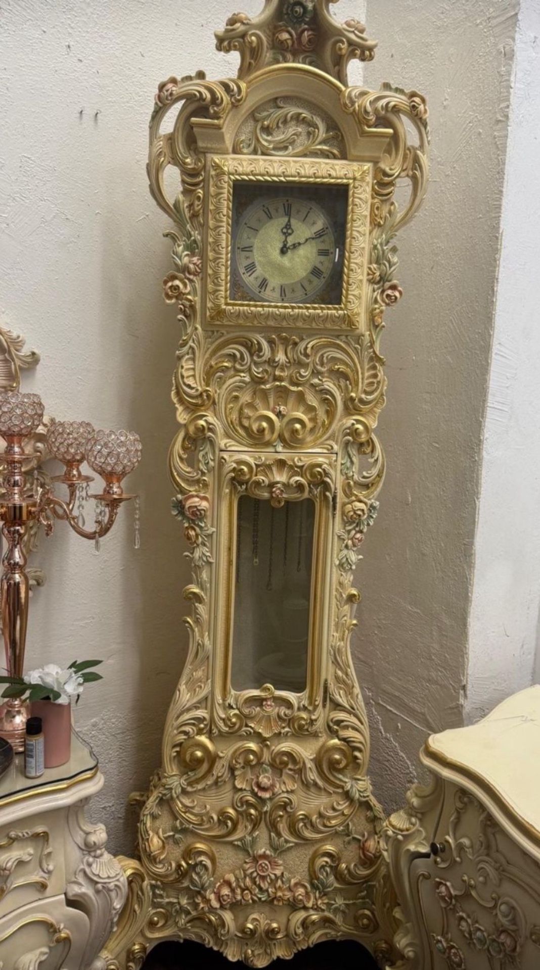 Italian Rococo Grandfather Clock