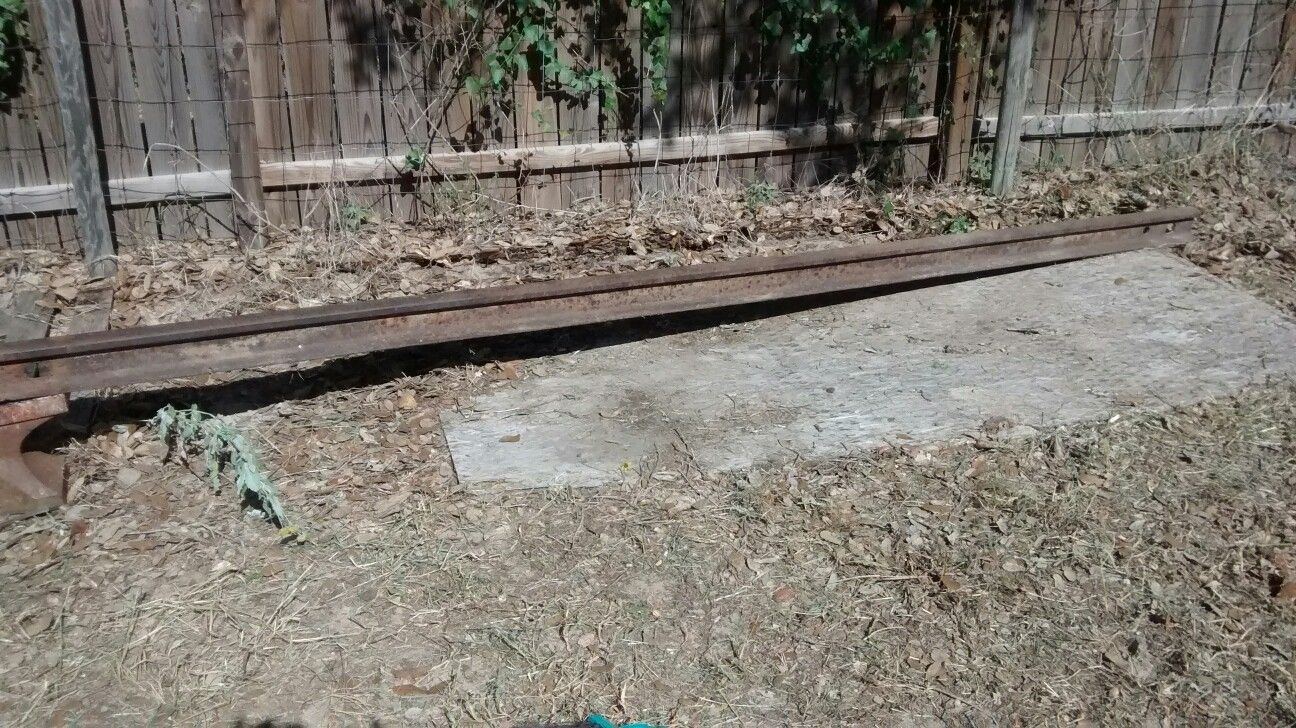 Wellding Heavy Steel Railroad Track 12 ft